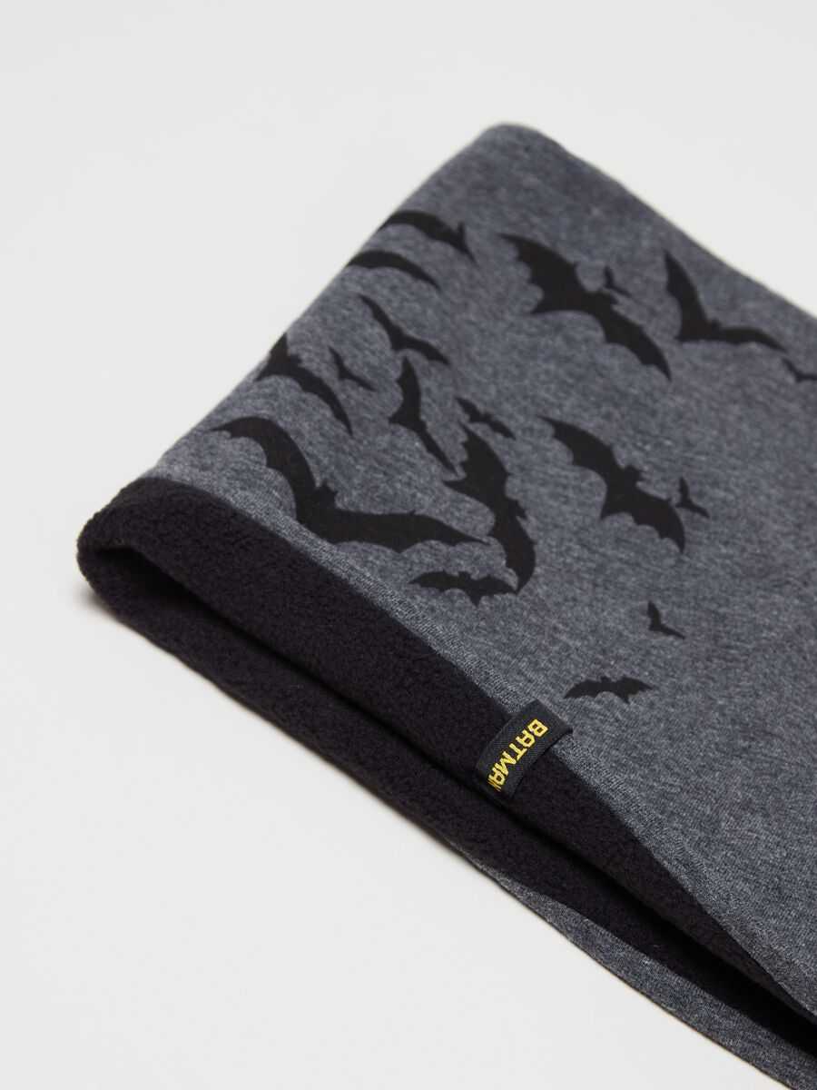 Scaldacollo in pile con stampa Batman_2
