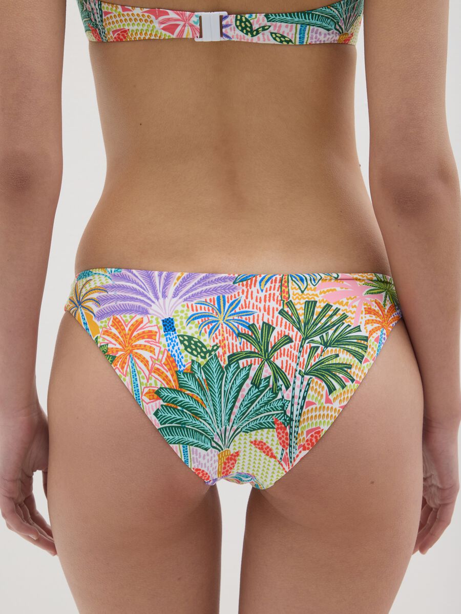 Women's multicolour stretchy blend bikini_2