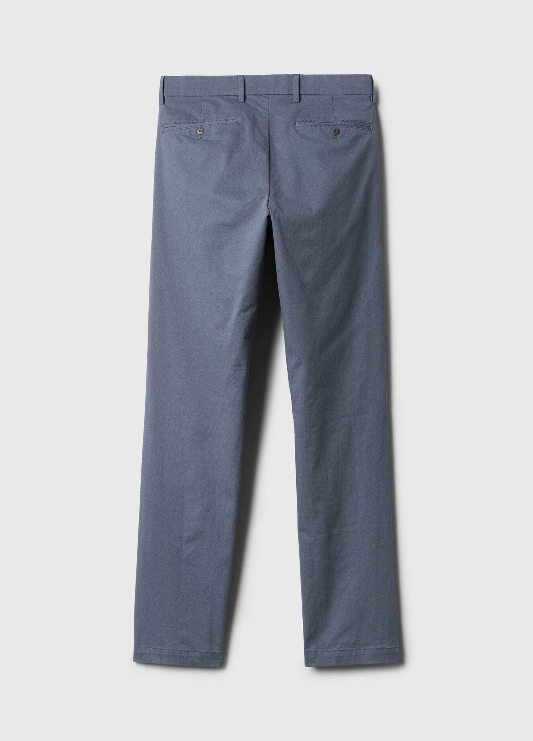 Straight-fit trousers in stretch cotton