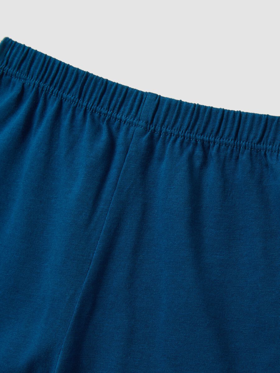 Pigiama in puro cotone multicolor da neonato regular fit con stampa_3