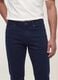 Green slim-fit stretch cotton dobby trousers_3