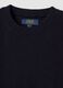 Blue cotton and cashmere blend crew-neck jumper_1