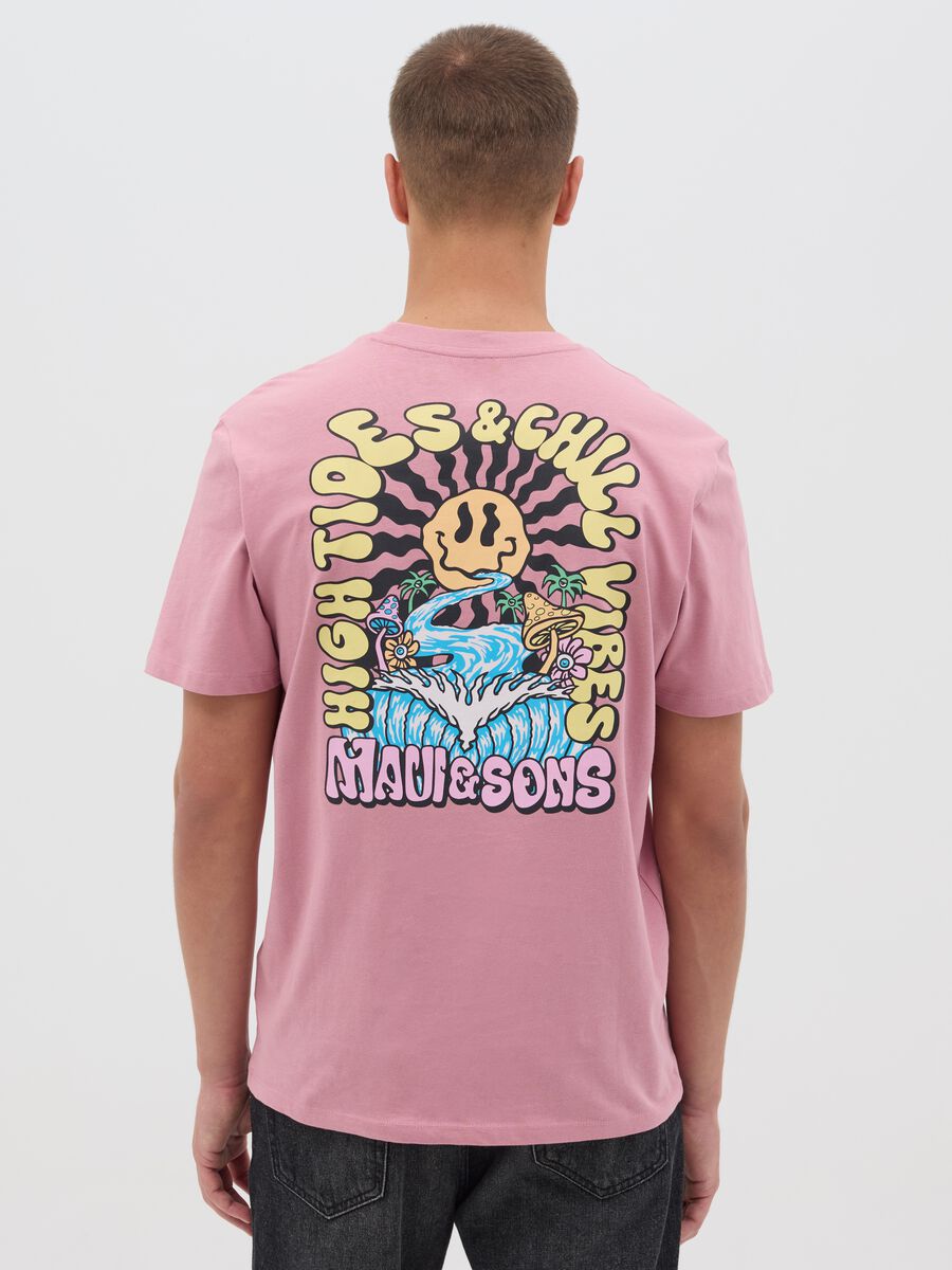 Pink short-sleeve cotton Ovs T-shirt_2