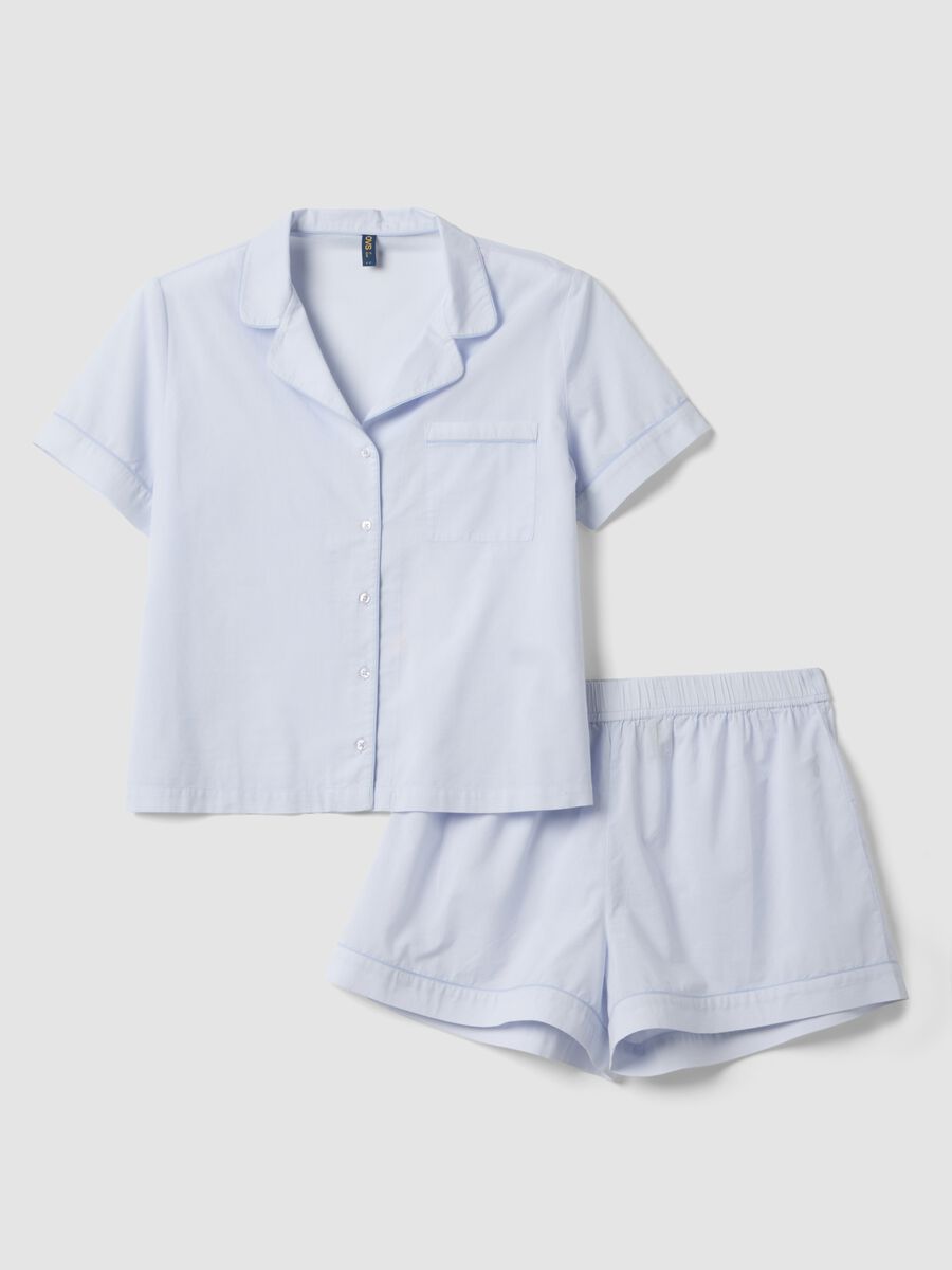 White pure cotton comfort-fit pyjamas_4