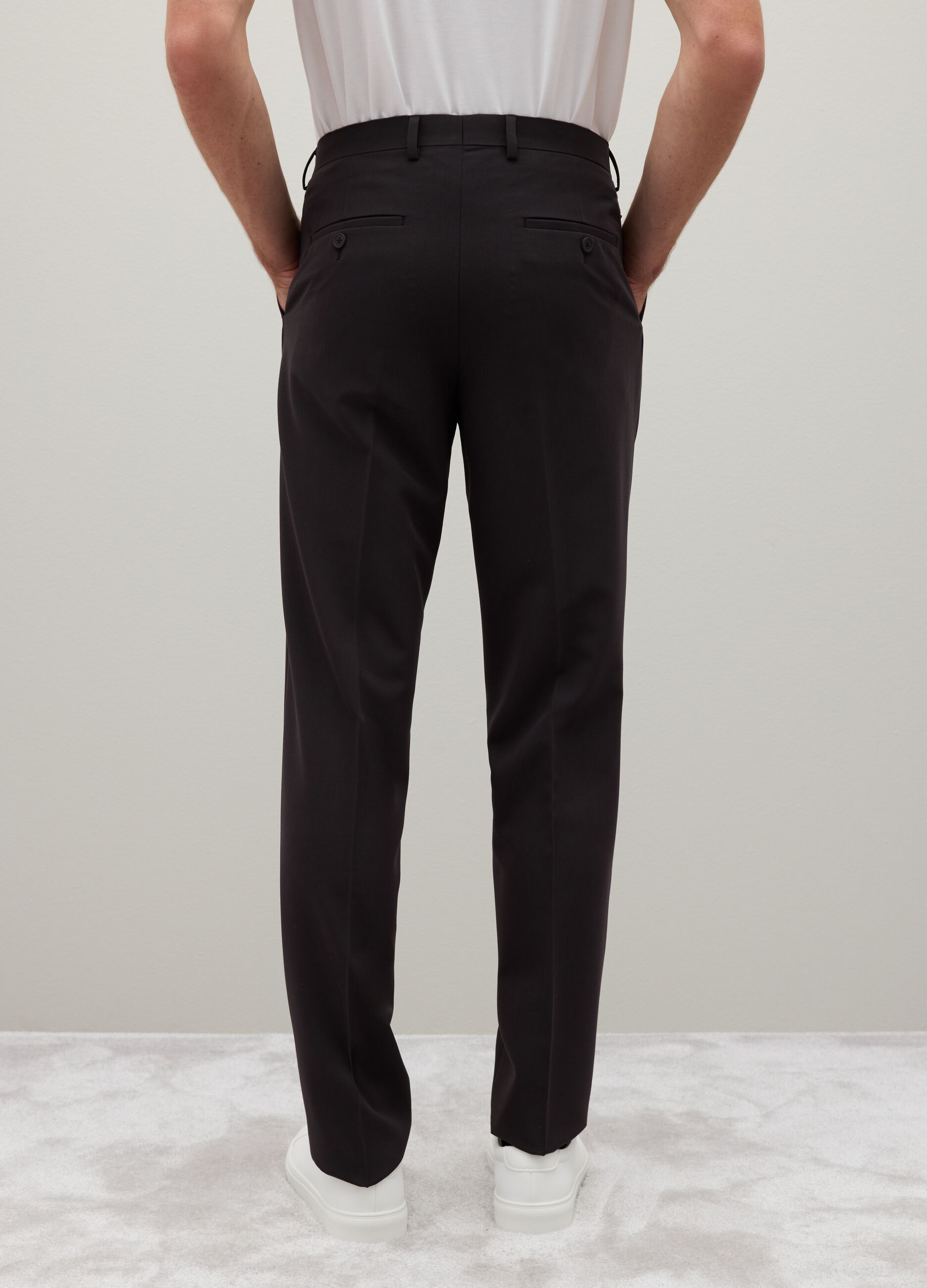 Black Slim Fit Trousers