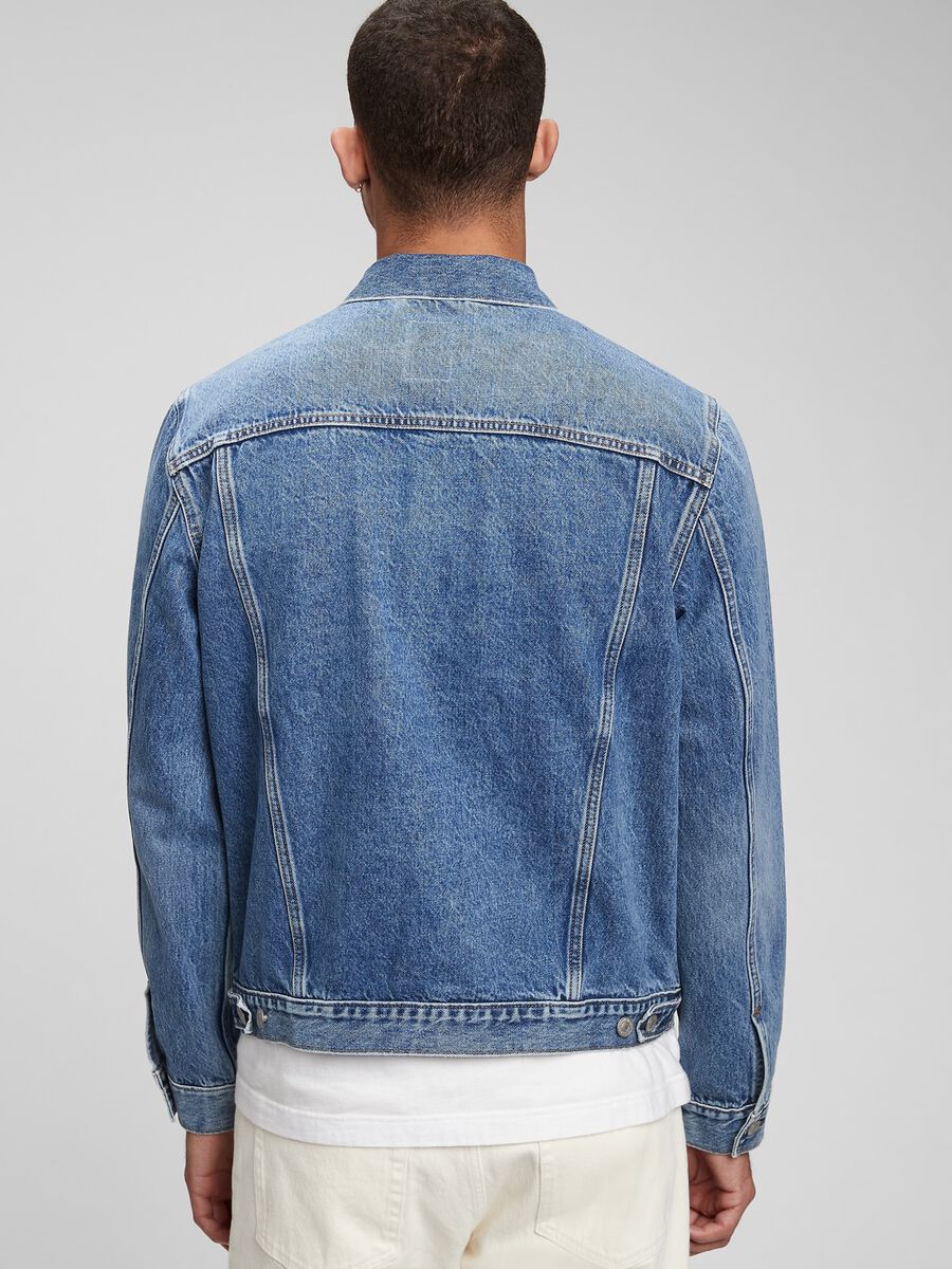 Short acid wash denim jacket_1