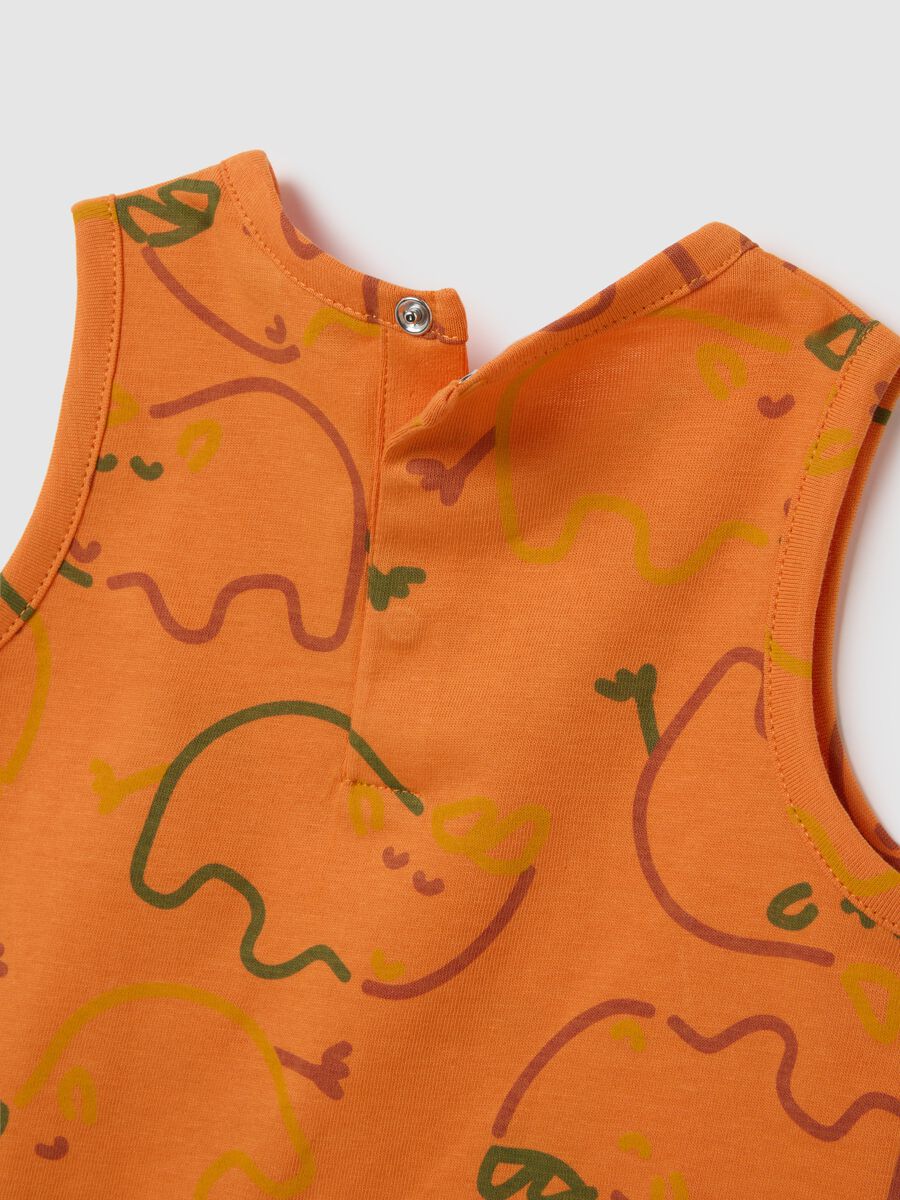 Maglietta da bambino in puro cotone multicolor regular fit con stampa_3
