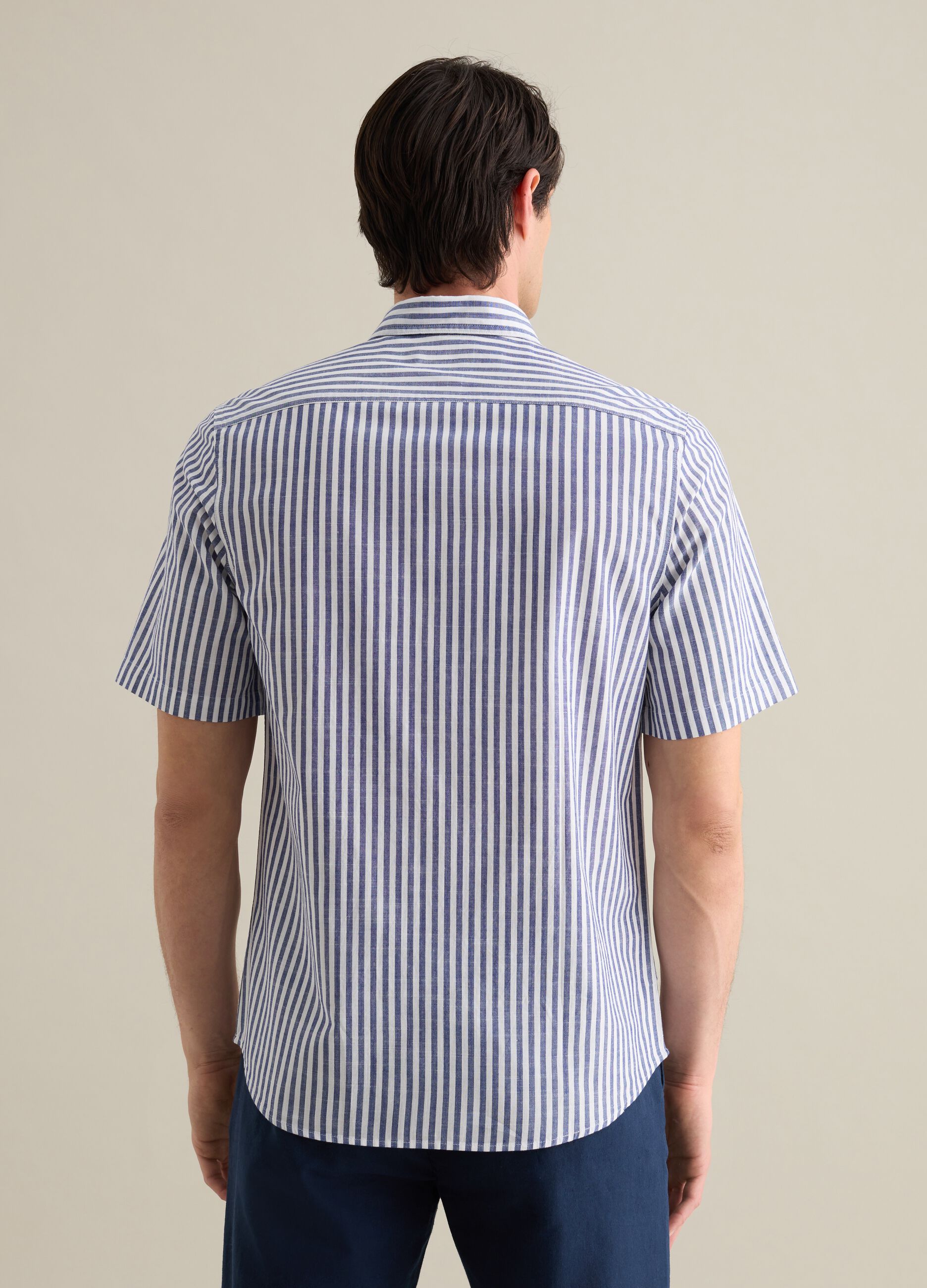Men's multicolour pure cotton regular fit shirt