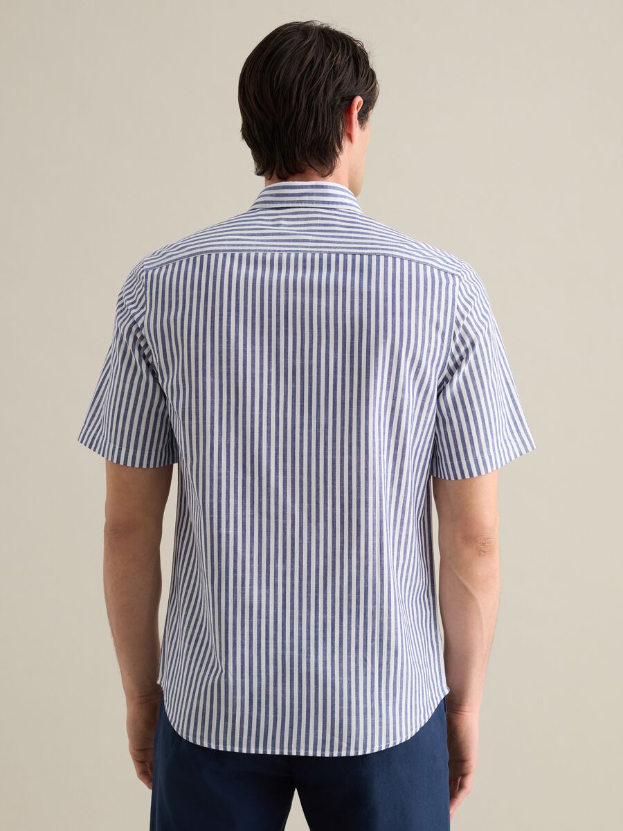 Men's multicolour pure cotton regular fit shirt_3