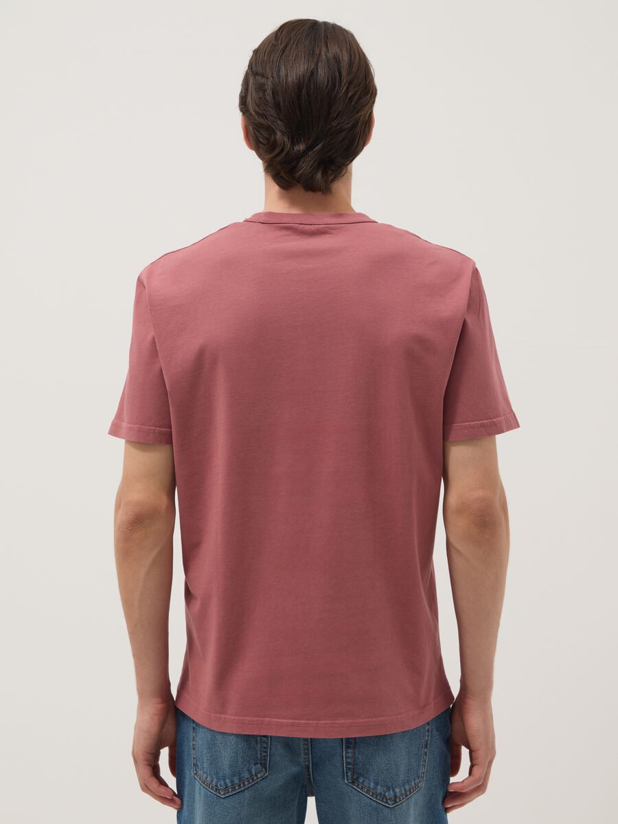 Pink pure cotton relaxed-fit T-shirt_3