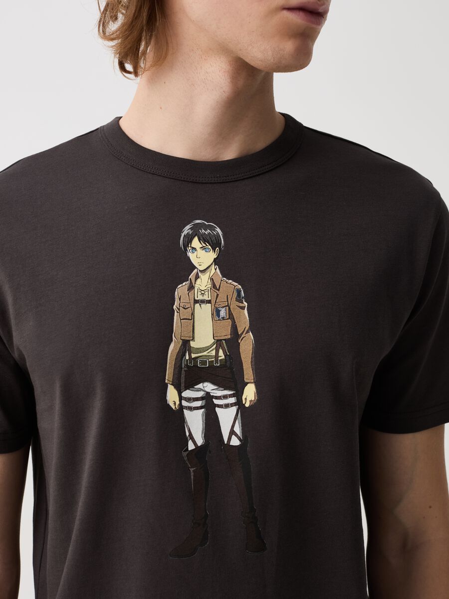 T-shirt with Eren Jaeger print_1