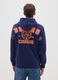 Blue cotton blend sweatshirt with Chicago Bears logo_2
