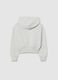 White pure cotton regular fit girl's sweatshirt_4