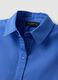 Blue pure cotton shirt dress_5