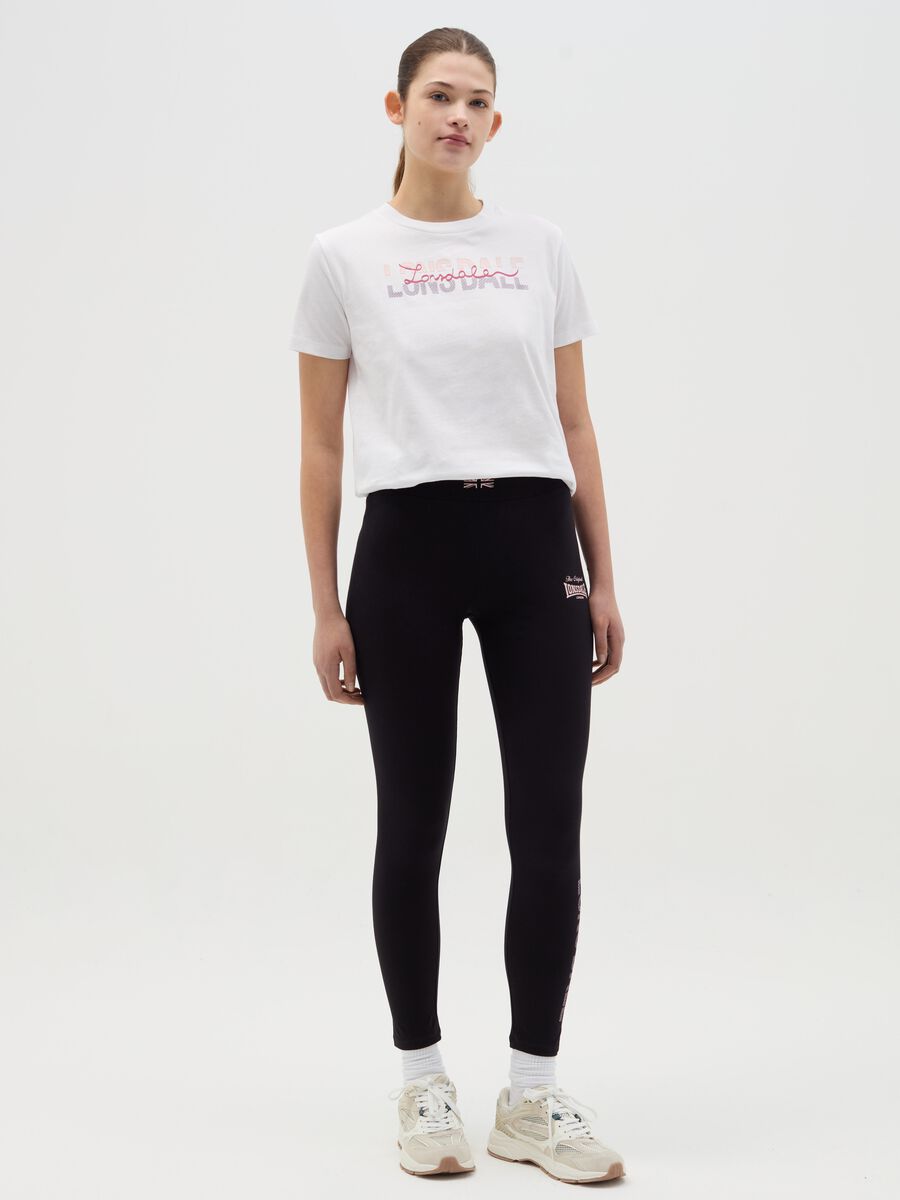 Cotton T-shirt with logo print_1
