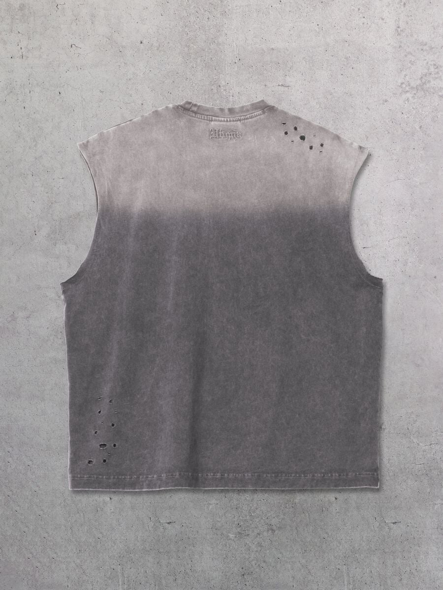 Sunfaded Distressed Tank Top Vintage Grey_6