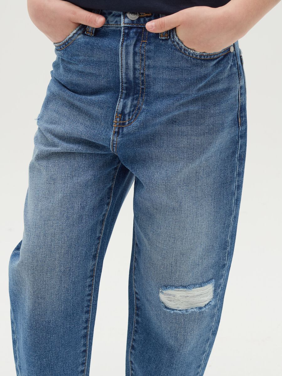 Baggy fit distressed jeans_3