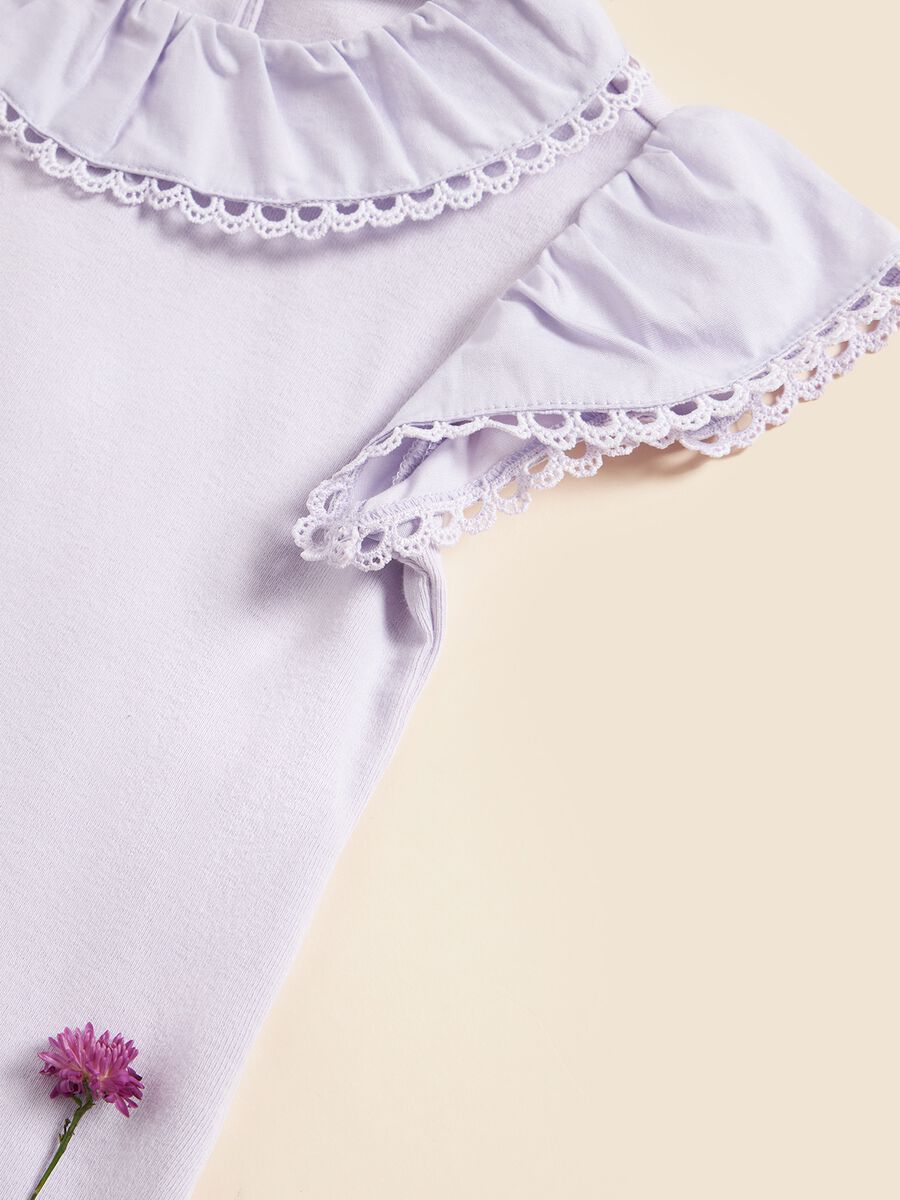 T-shirt con collo e maniche in popeline IANA_1
