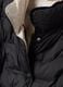 Black padded regular-fit jacket with high neck_1