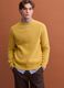 Yellow crew-neck pure wool jumper, regular fit_0