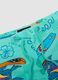Boys&rsquo; blue stretch swim shorts with print_2