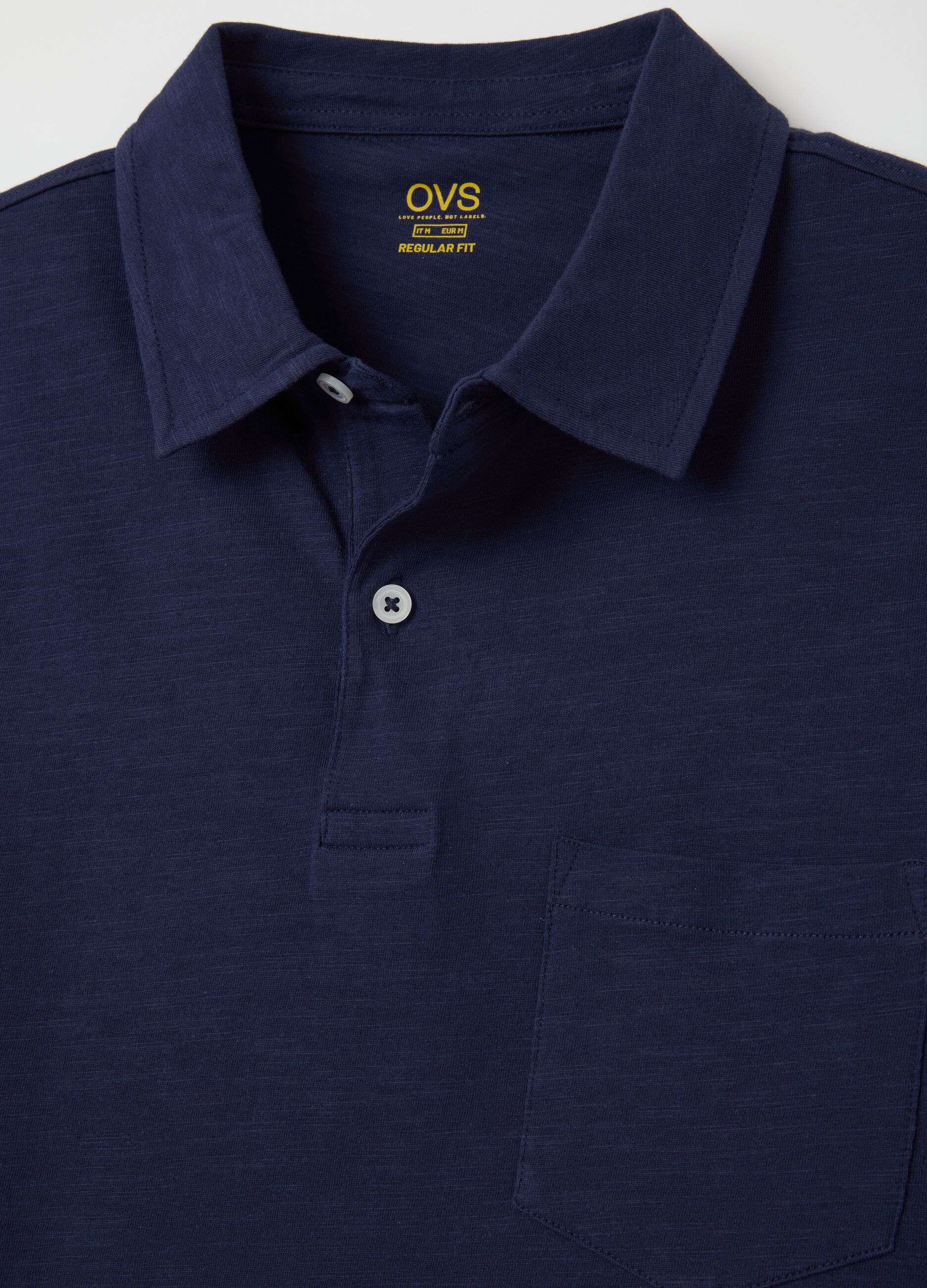 Pure Cotton Blue Polo