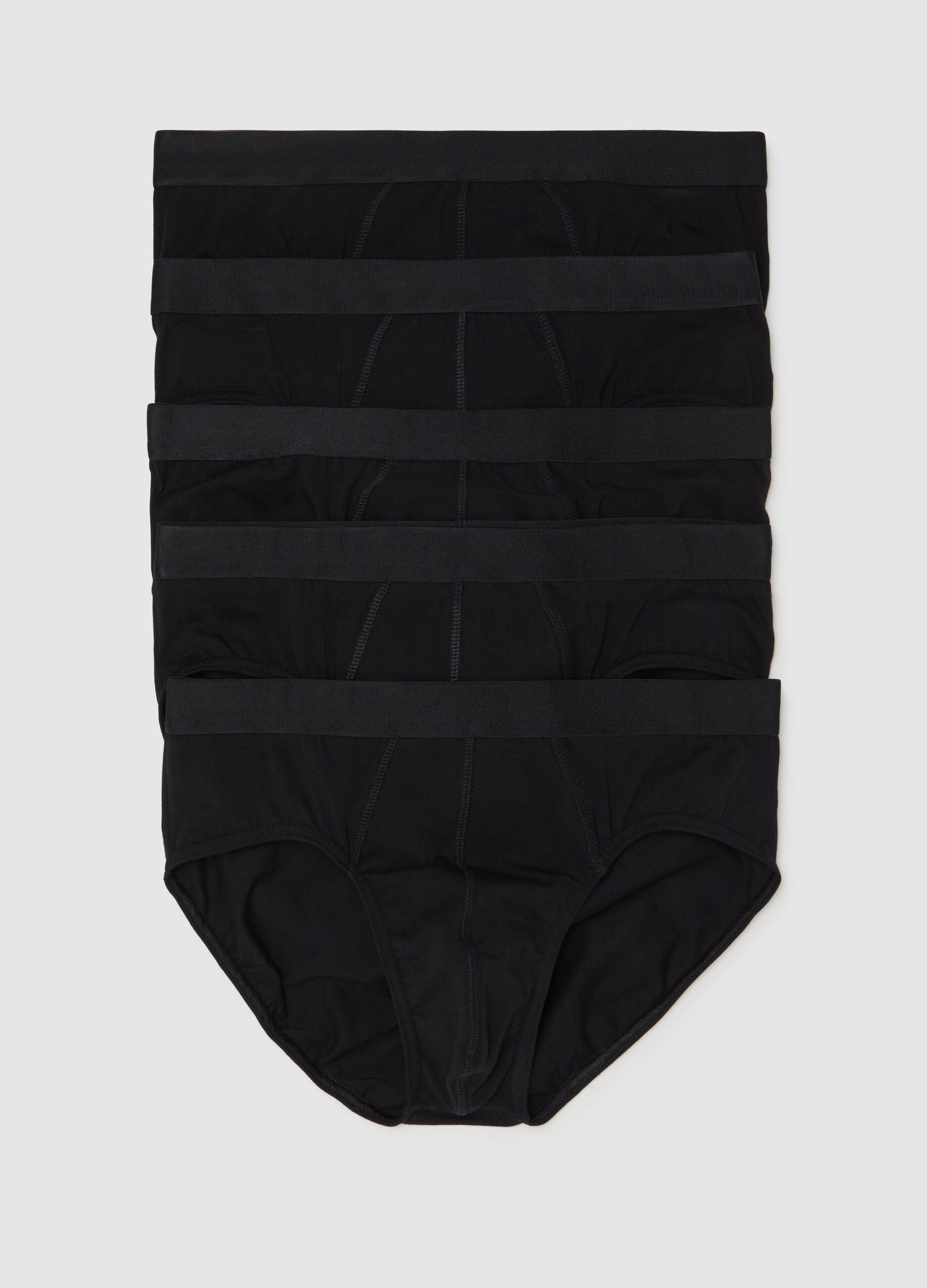 Set cinque slip in cotone bio