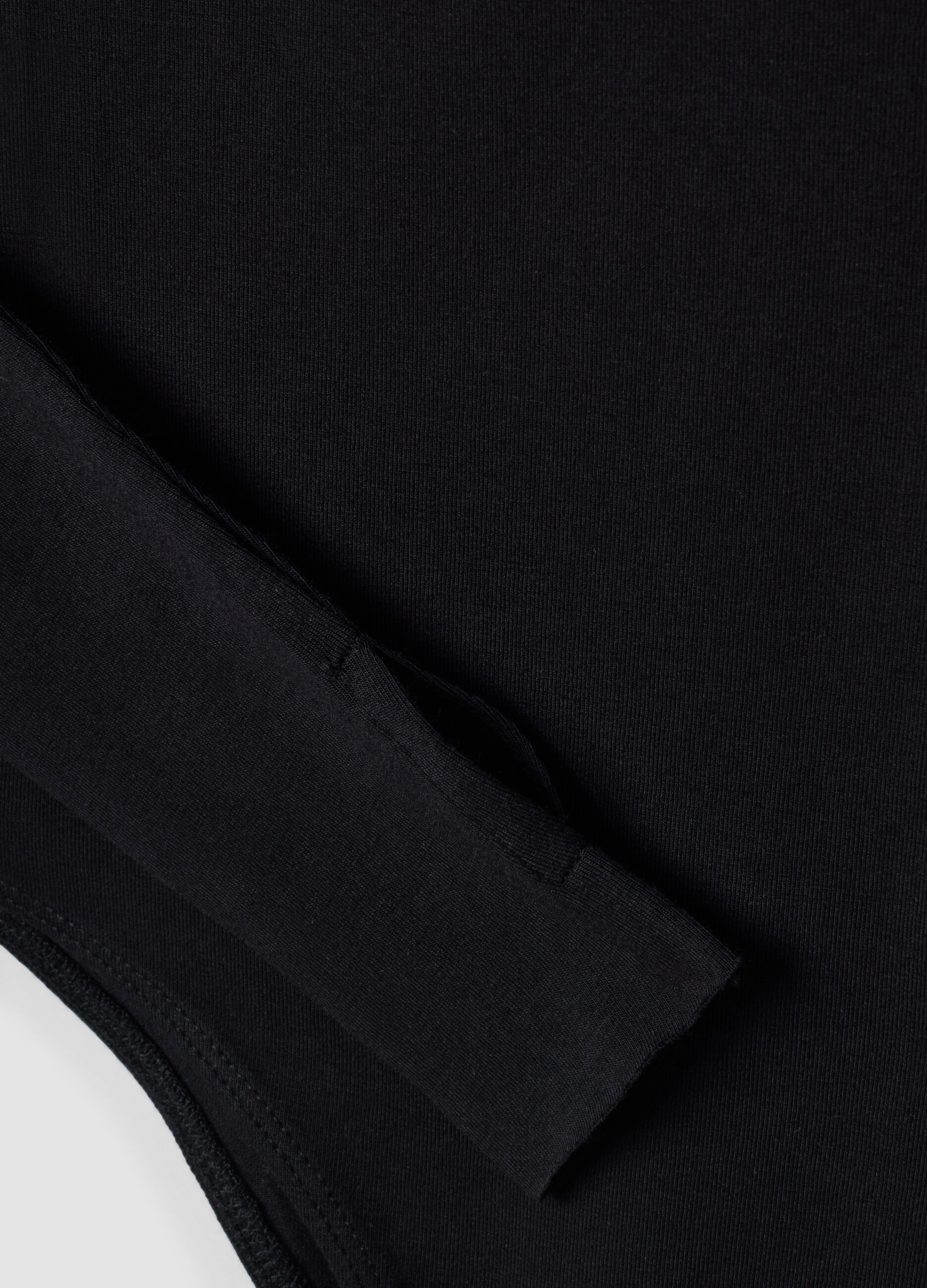 Mock-Neck Body Black