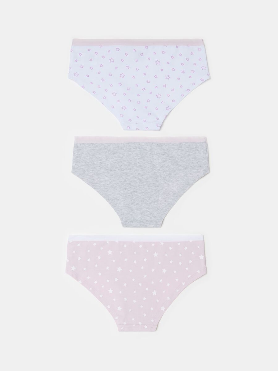 Three-pack organic cotton French knickers_1