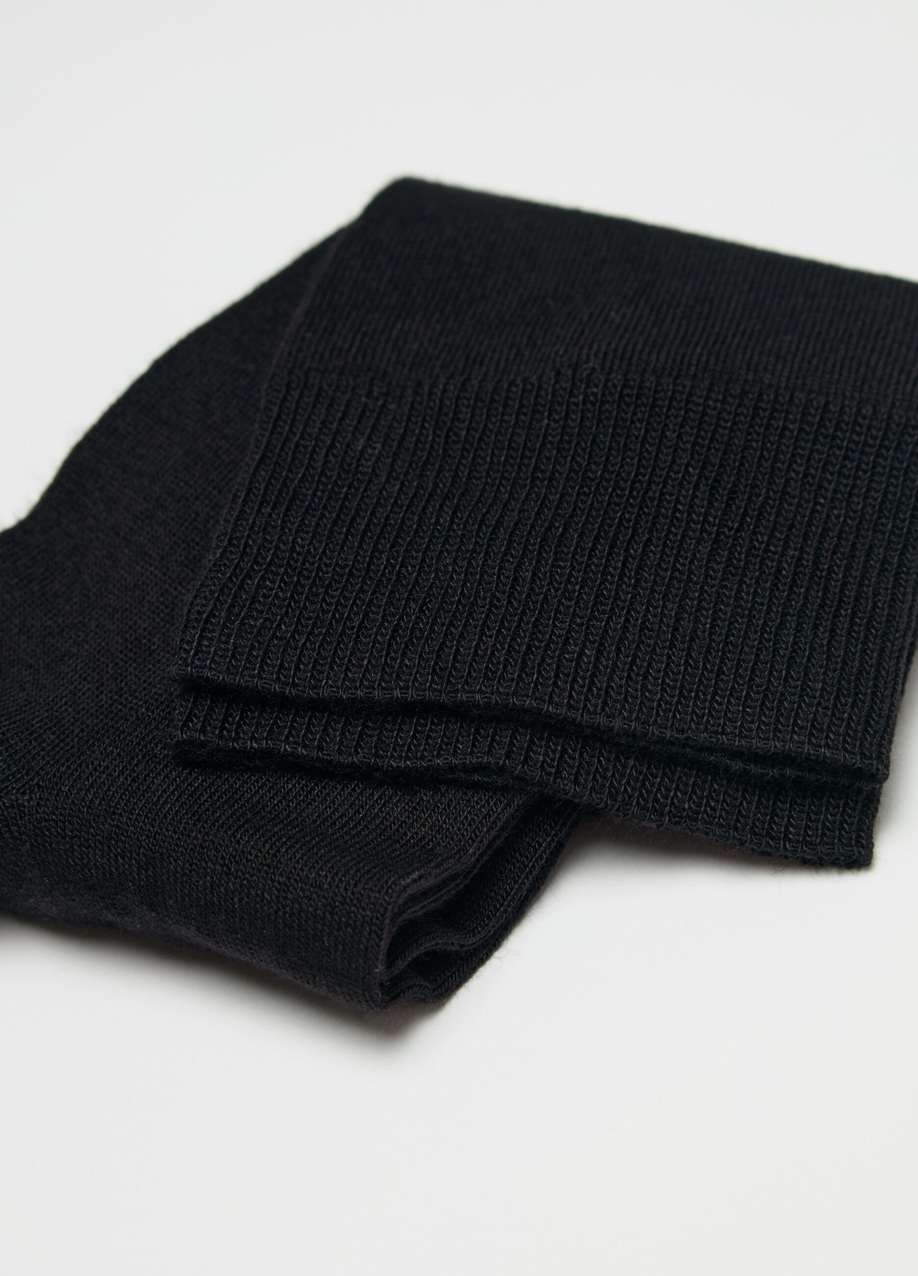 Two-pair pack midi socks in bamboo viscose