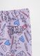 Purple girl trousers with graphic print_2