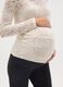 Cream Lace Maternity Long Sleeve Top_1