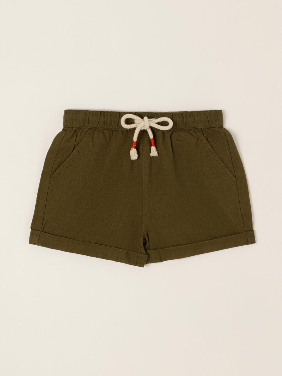 Shorts misto lino IANA_0