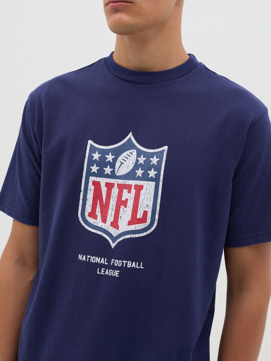Blue NFL Cotton T-shirt_2