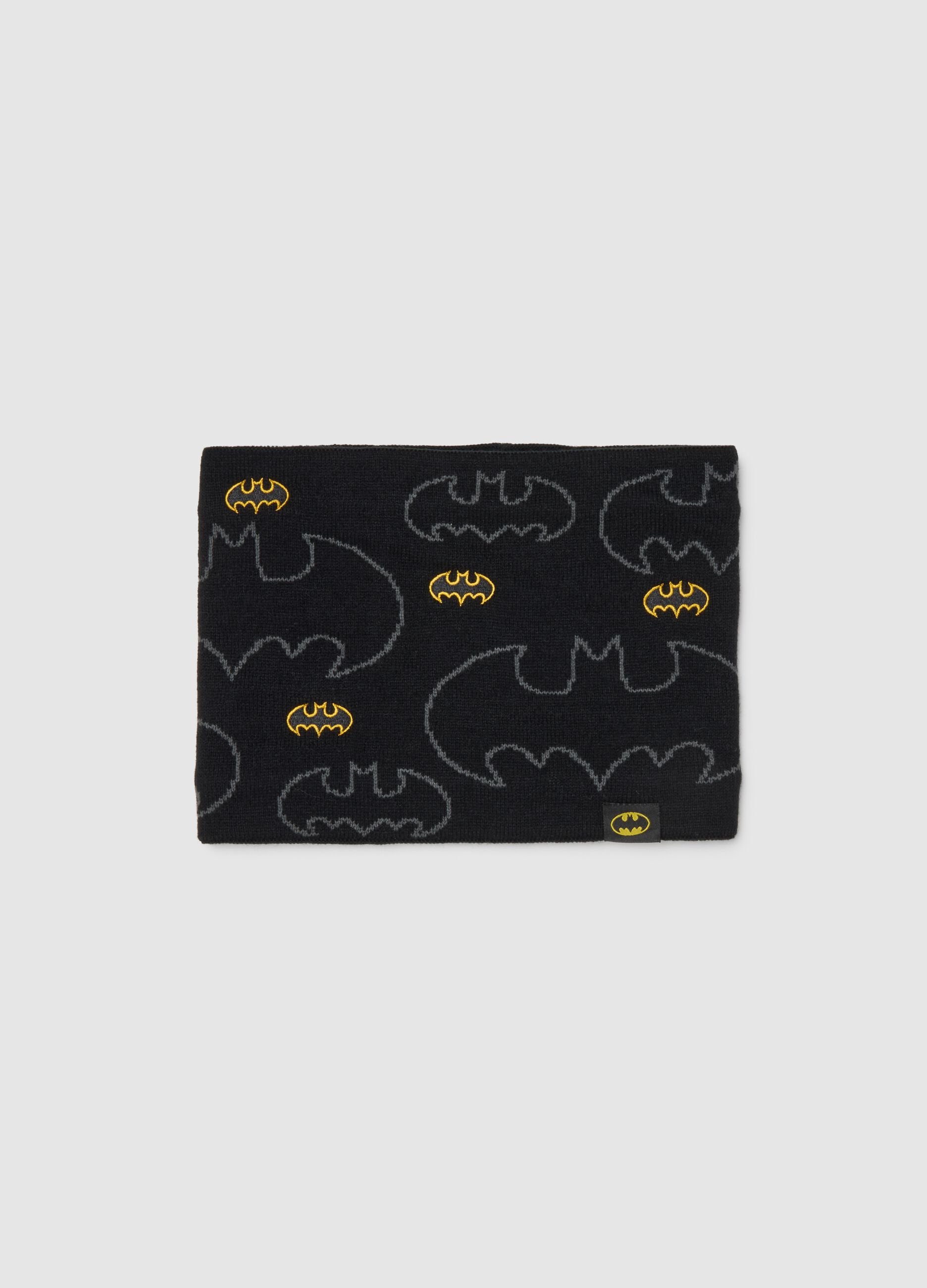 Black Batman Kids Tube Scarf