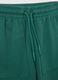 Children's green pure cotton joggers regular fit_2