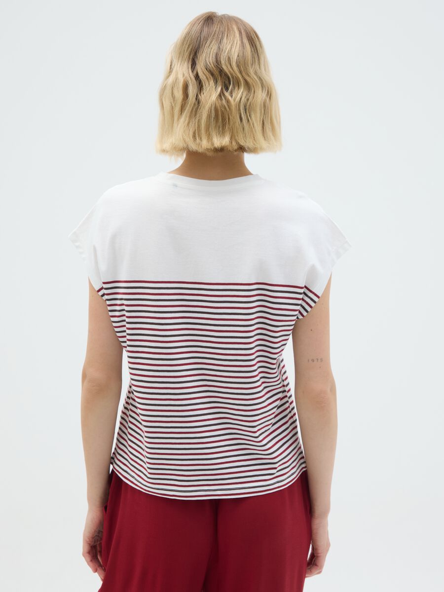 Multicolour Women's Pure Cotton T-shirt_3