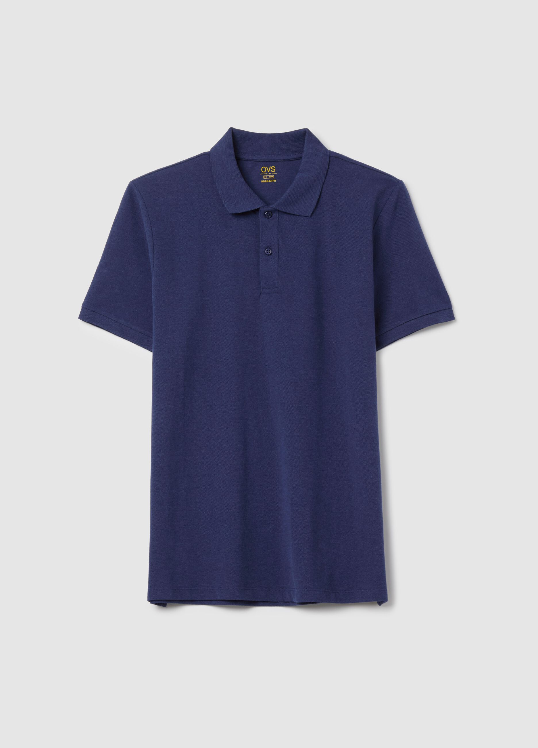 Polo regular fit in cotone 