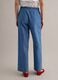 Wide-leg blue cotton trousers_2