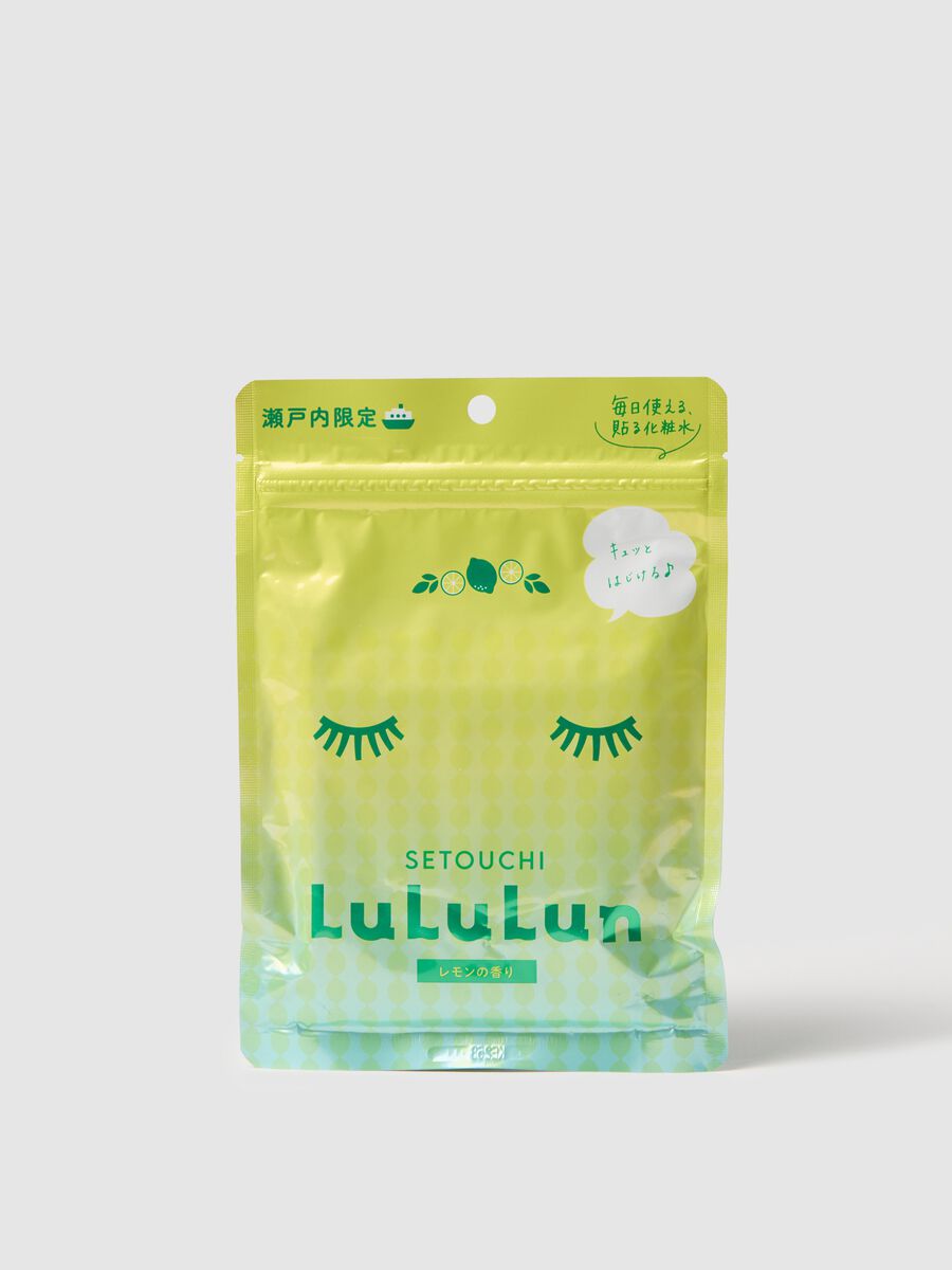 Premium mask in fabric with refreshing and balancing lemon fruit extract from the Setouchi region. The pack contains 7 fabric masks. Perfect for daily use._0