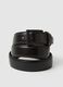 Genuine Black Leather Belt_2