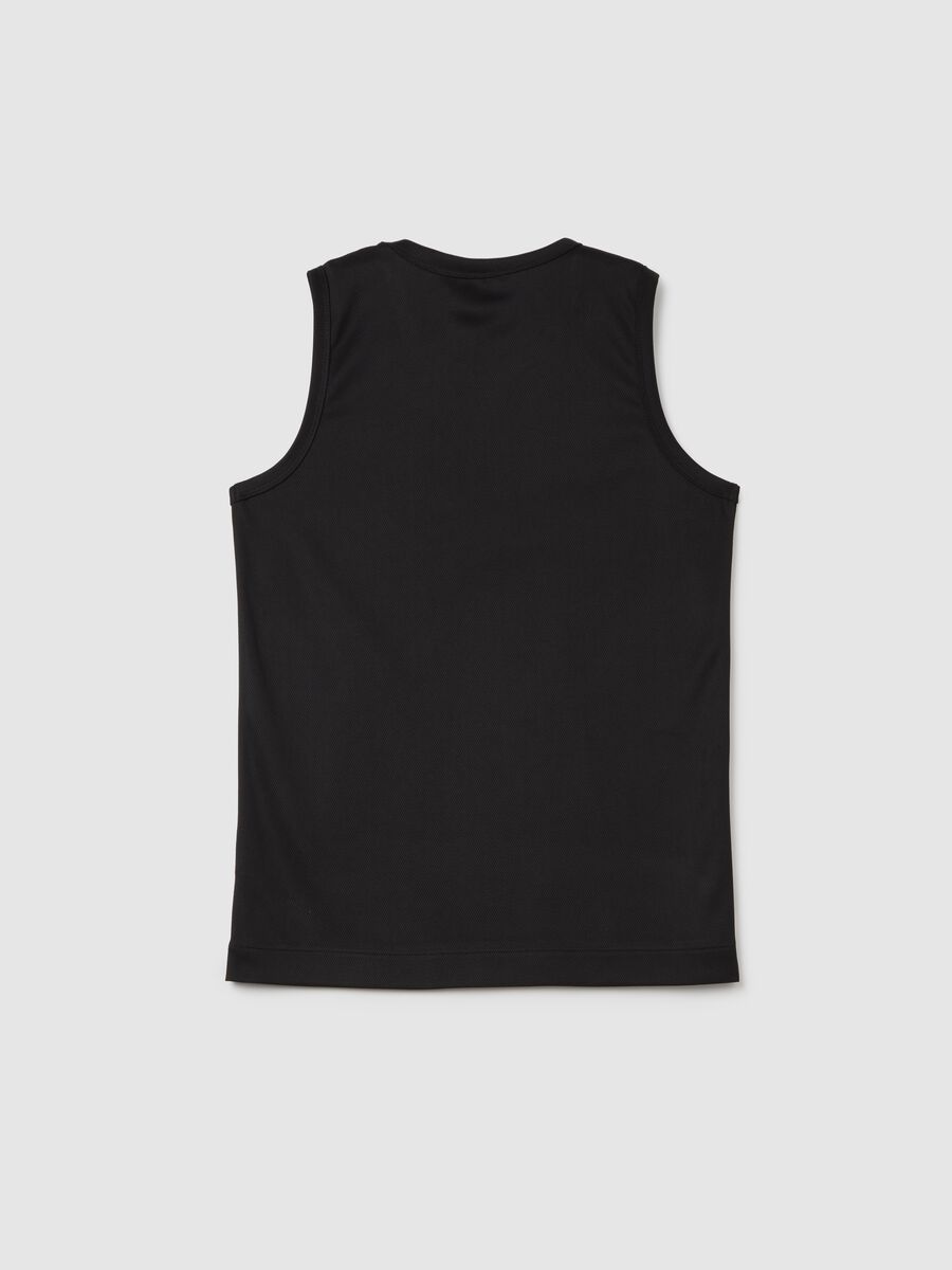 Kids' Black Regular Fit Vest with Las Vegas Raiders Logo_4