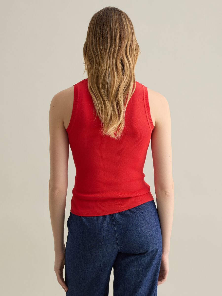 Solid colour tank top_3