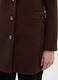 Brown regular fit coat with buttons_3