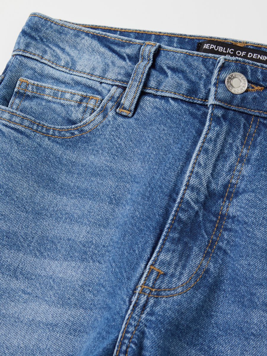 Cropped flare-fit jeans_5