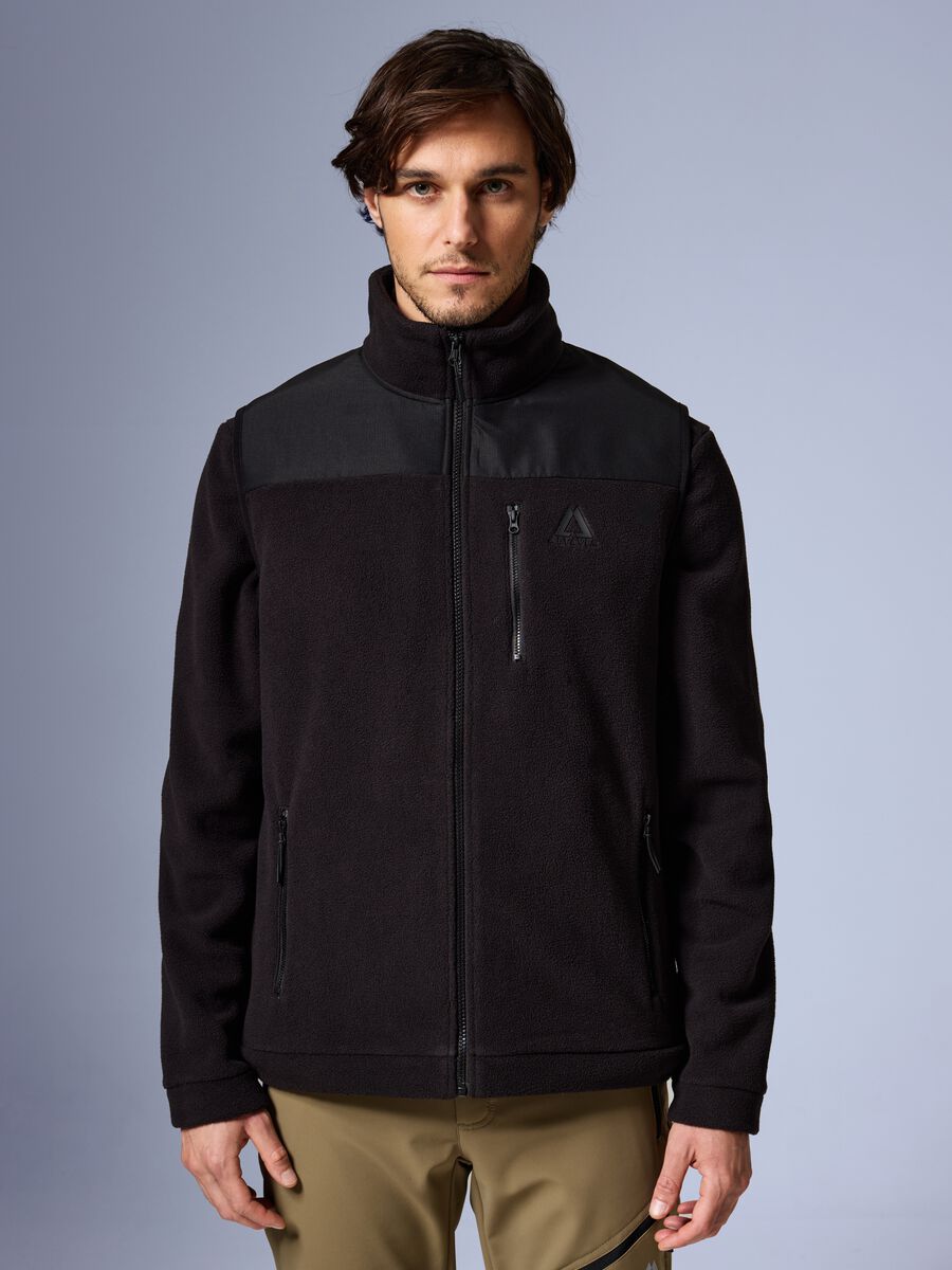 Full zip fleece vest ALTAVIA WITH DEBORAH COMPAGNONI_1