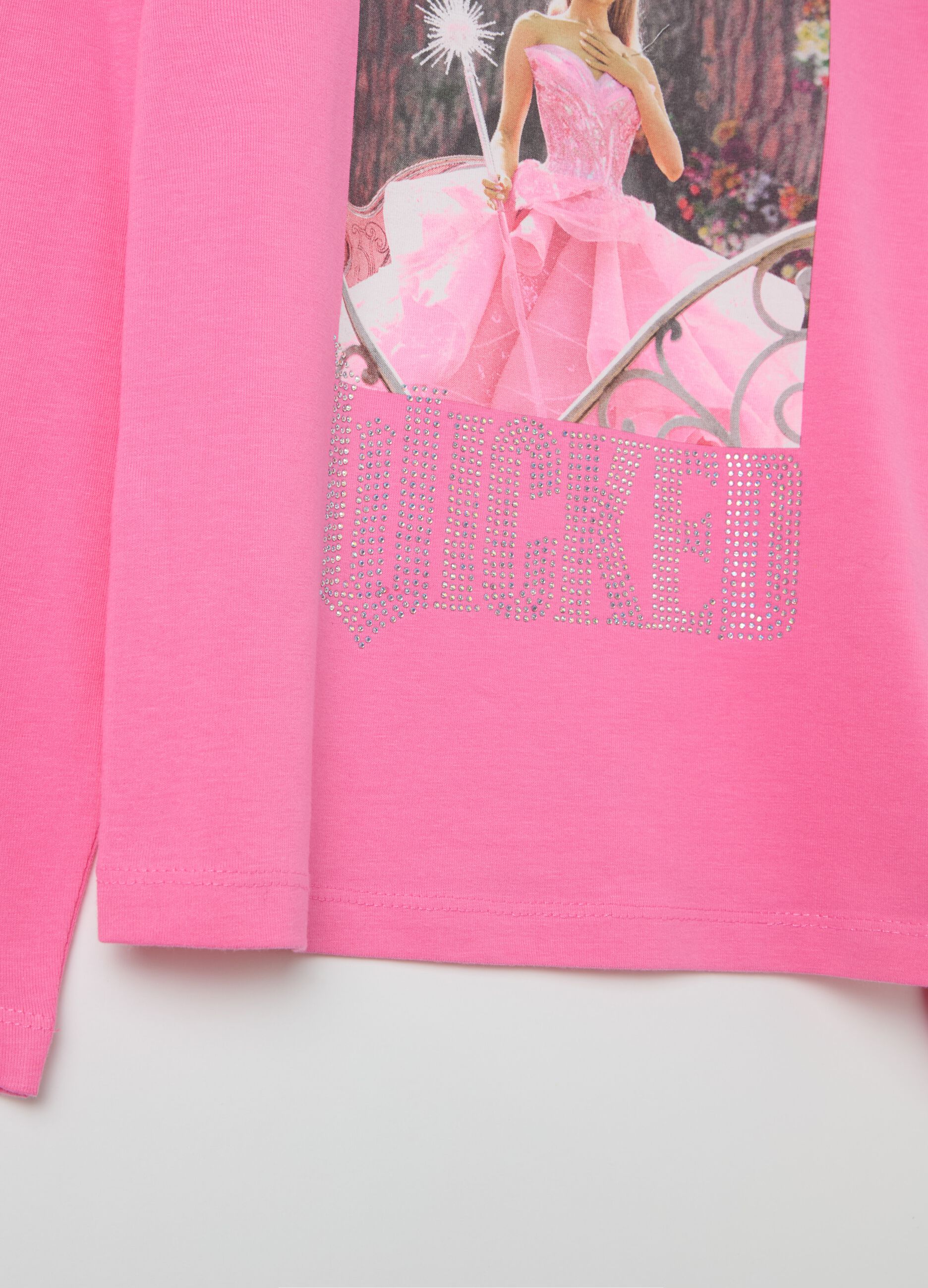 Long-sleeved T-shirt with Wicked print