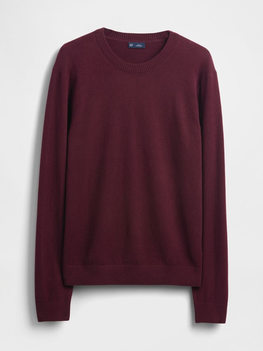 Purple Cotton Blend Sweater_3