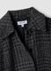 Cappotto grigio in misto lana a fantasia pied de poule_5