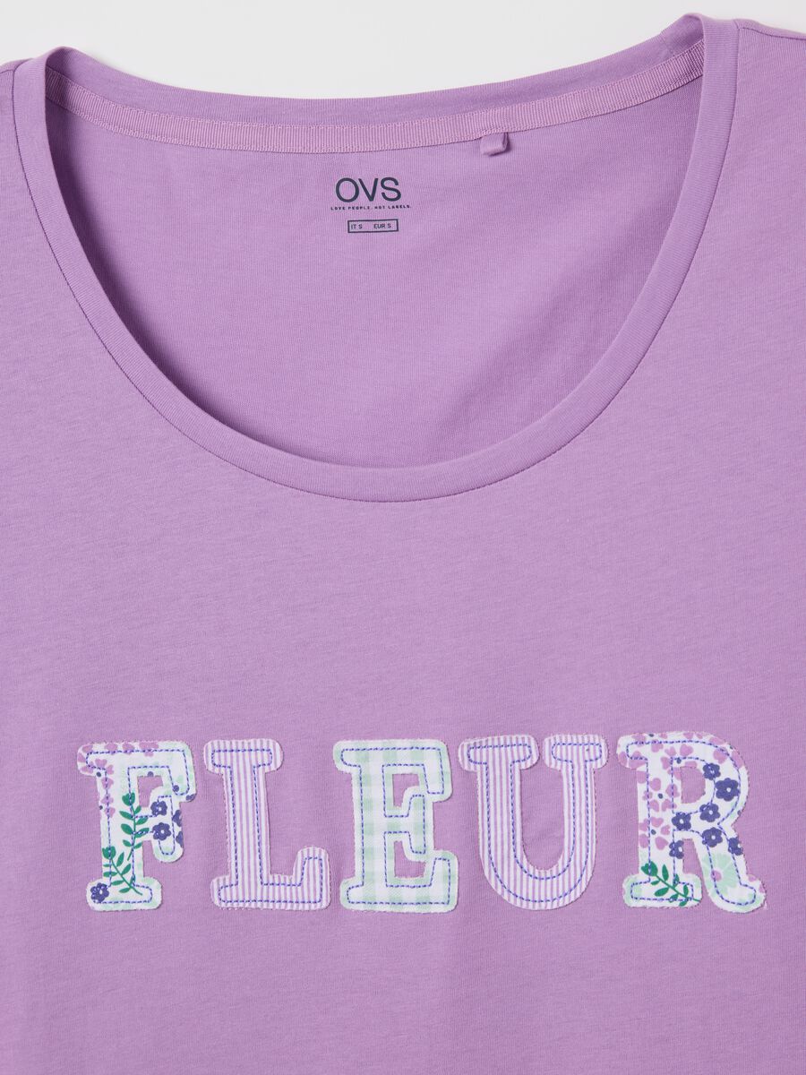 Purple cotton nightshirt_5